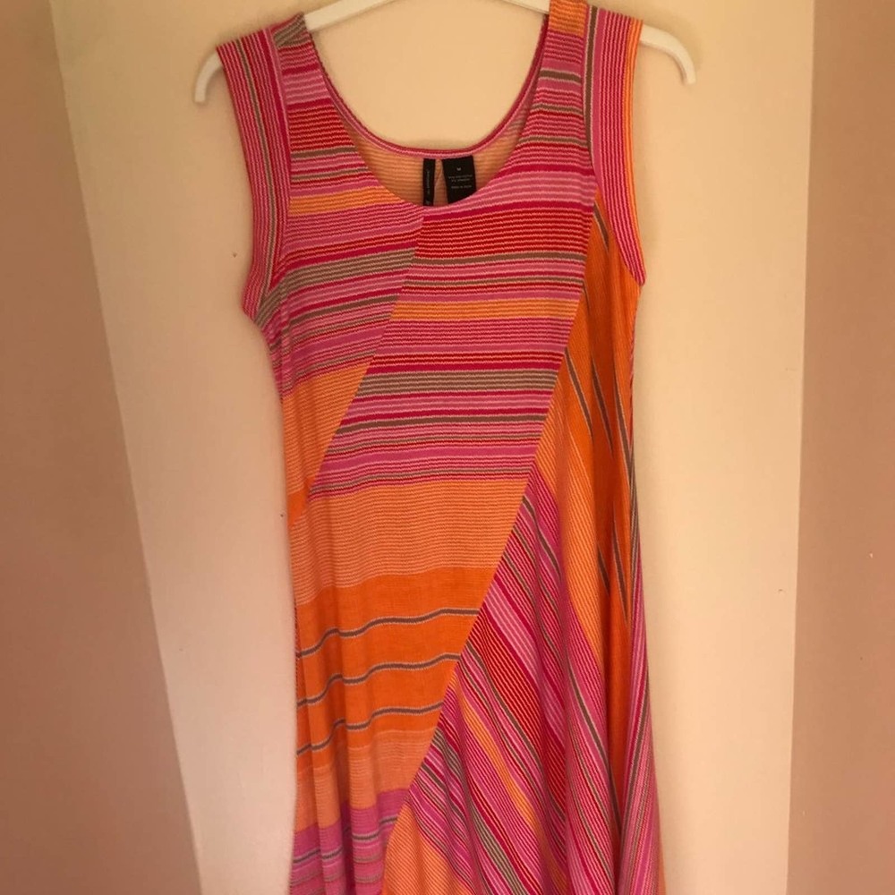 New Directions M Pink and Orange Dress